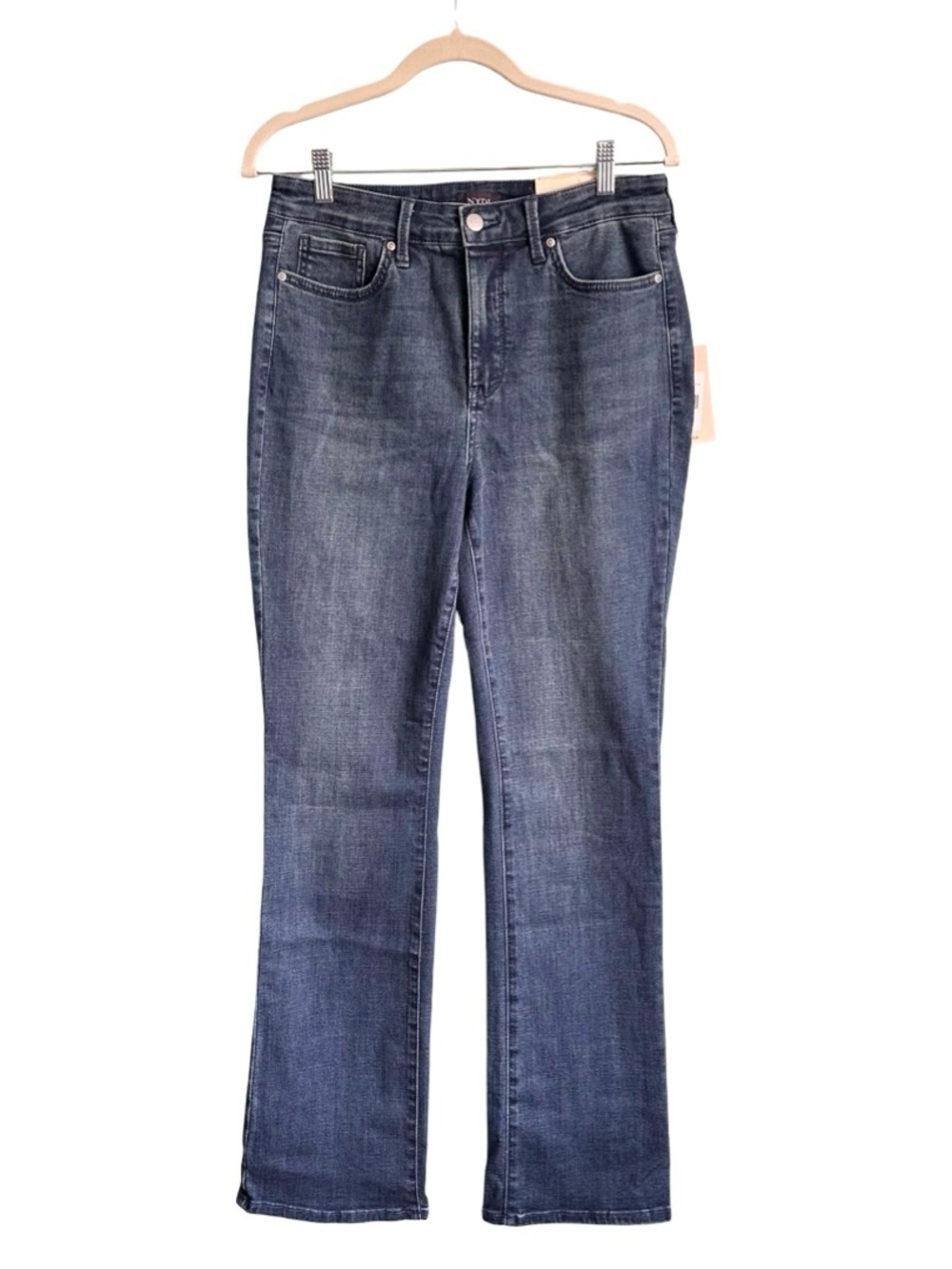 NYDJ Billie Mini Bootcut Jeans Blue High Rise Stretch Denim Women’s Size 8 NWT